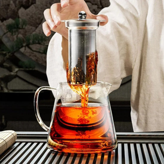infuseur theiere verre