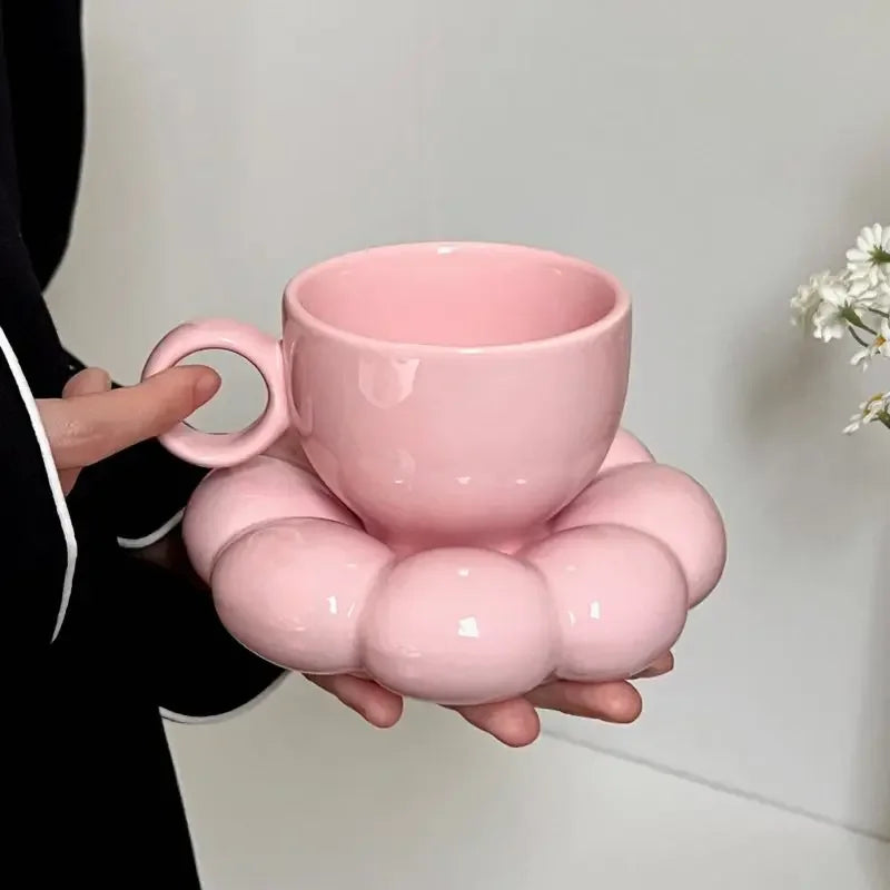 tasse cafe rose