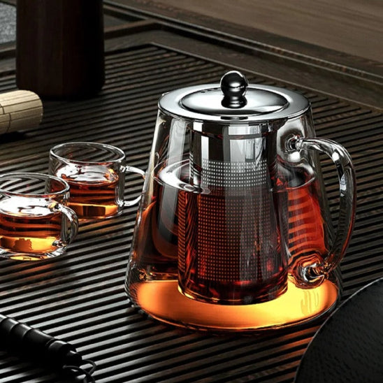 theiere verre 2 tasse the