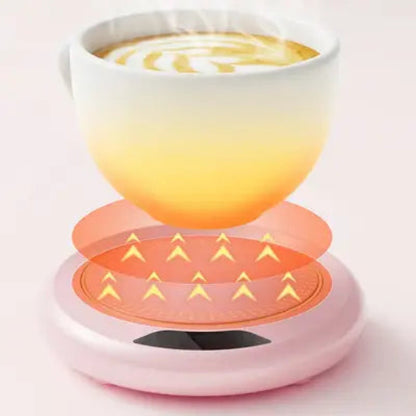 chauffe tasse usb rose demonstration