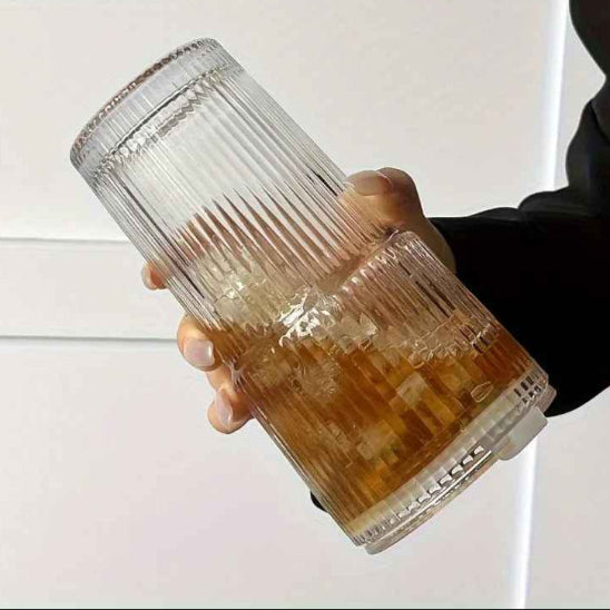 verre transparent a lenvers